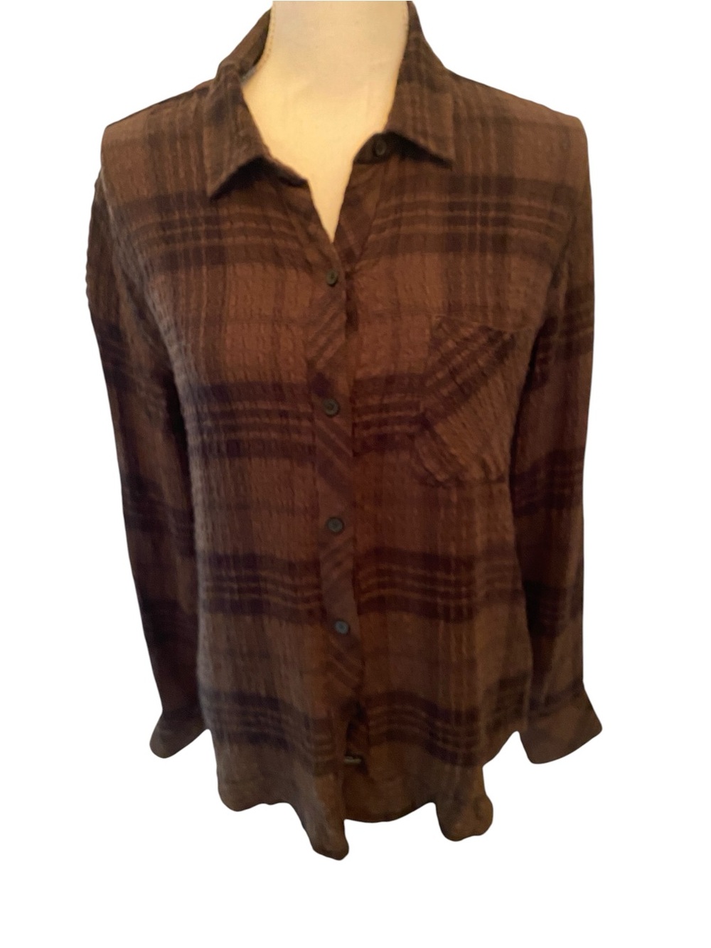 Rails Brady plaid button down shirt